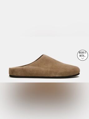 Steve Madden FERN TAUPE SUEDE MULES